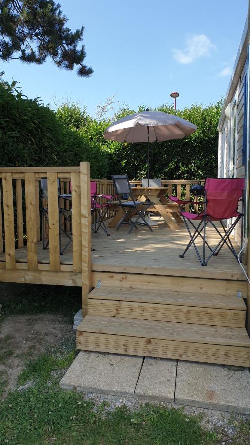 Mobil Home 6-8 Places Parcelle 4 Climatise Biville-sur-Mer Eksteriør bilde
