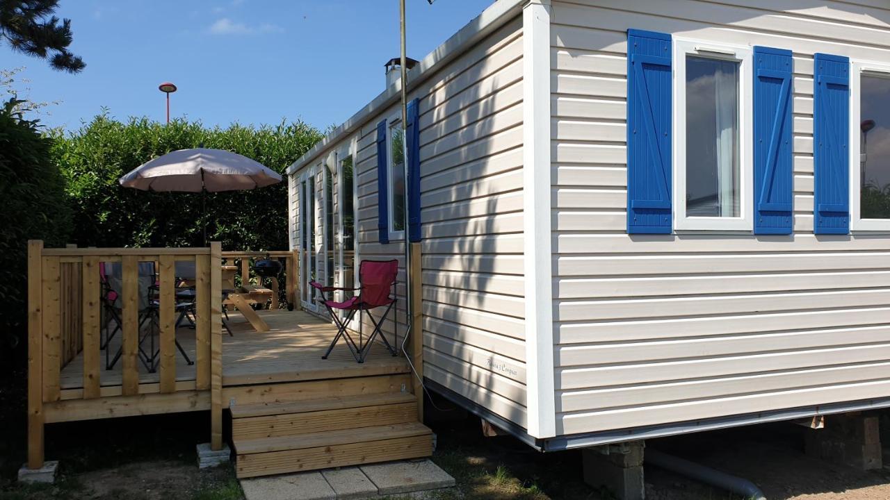 Mobil Home 6-8 Places Parcelle 4 Climatise Biville-sur-Mer Eksteriør bilde